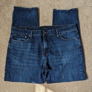 Lucky Brand 221 Straight Blue Denim Jeans Men's 40x29.5 Tag 40x30